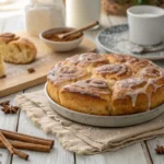Glazed Cinnamon Focaccia Recipe