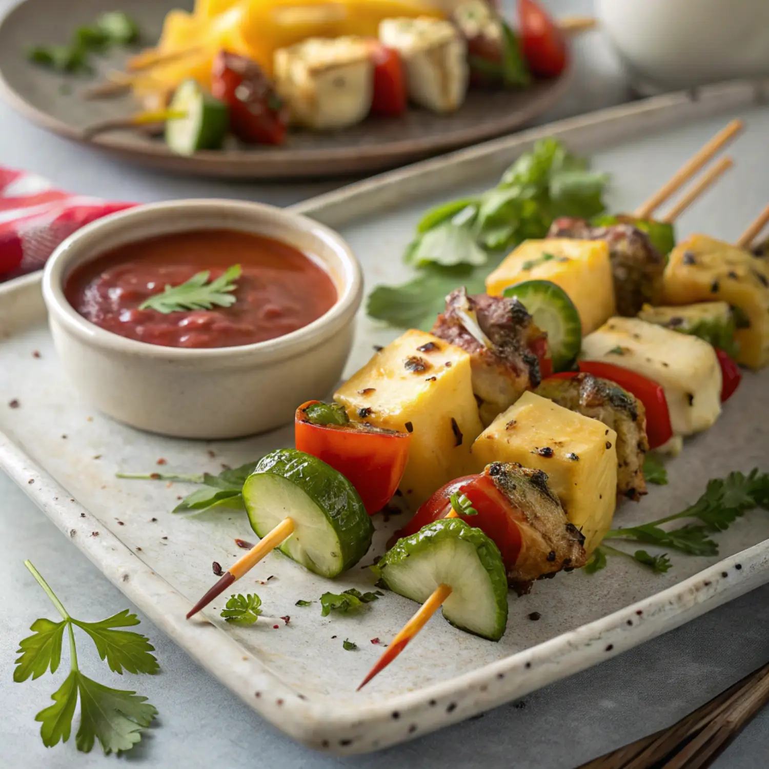 Cheesy Apple Sausage Bites 🧀🍏