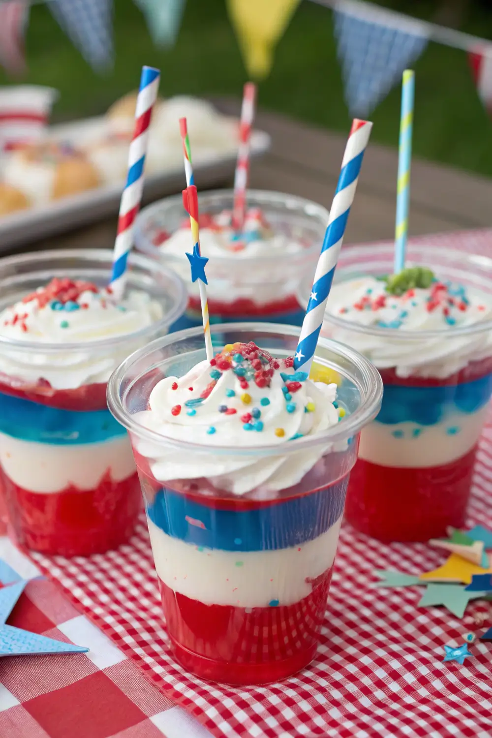 🎉 Kid-Friendly Firecracker Jello Cups – A Fun 4th of July Treat