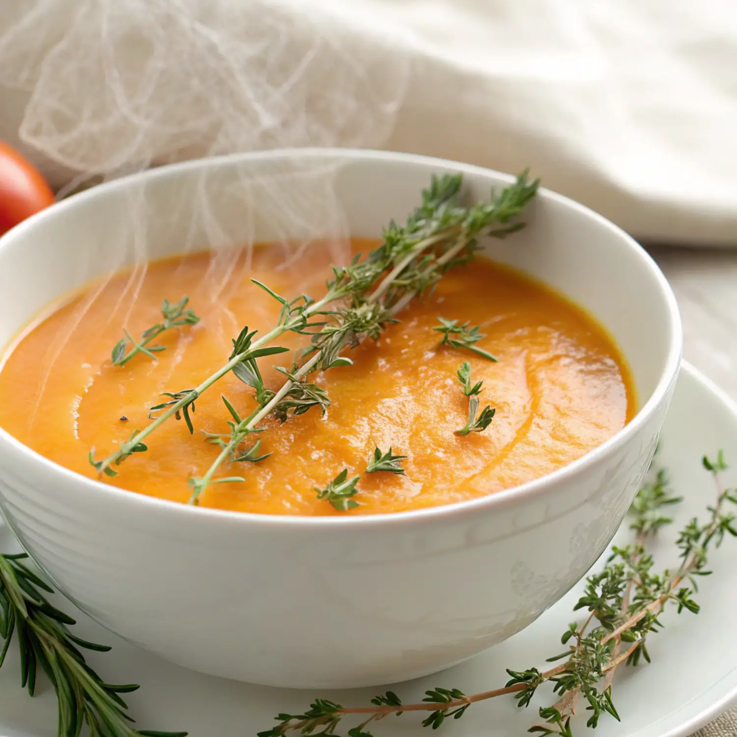 Creamy Tomato Basil Soup (Grilled Cheese’s BFF) 🍅🧀