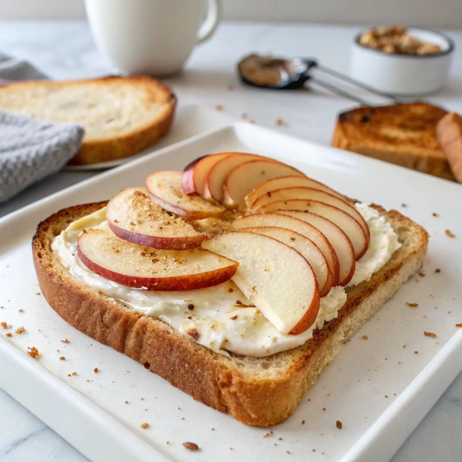 Apple Butter Toast 🍞🍏 – A Cozy Homemade Breakfast You’ll Crave
